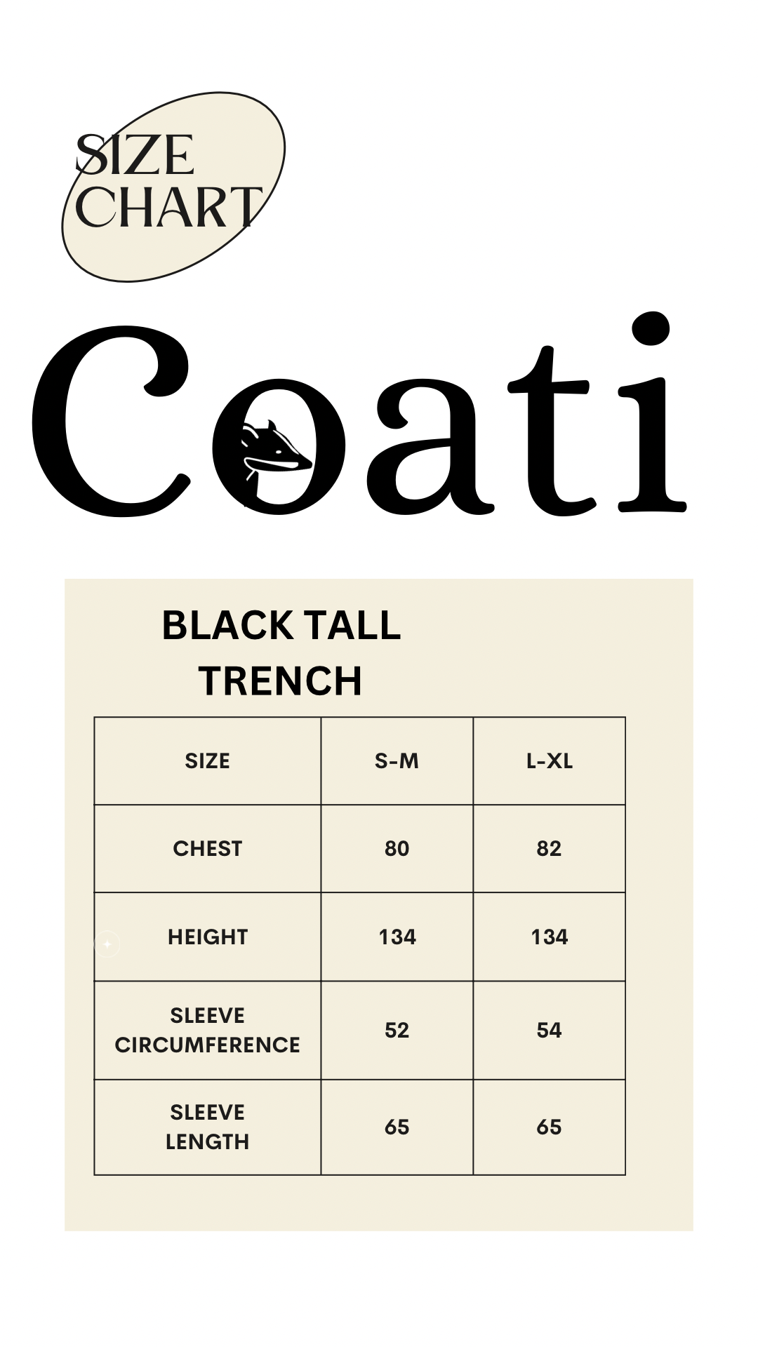 BLACK TALL TRENCH